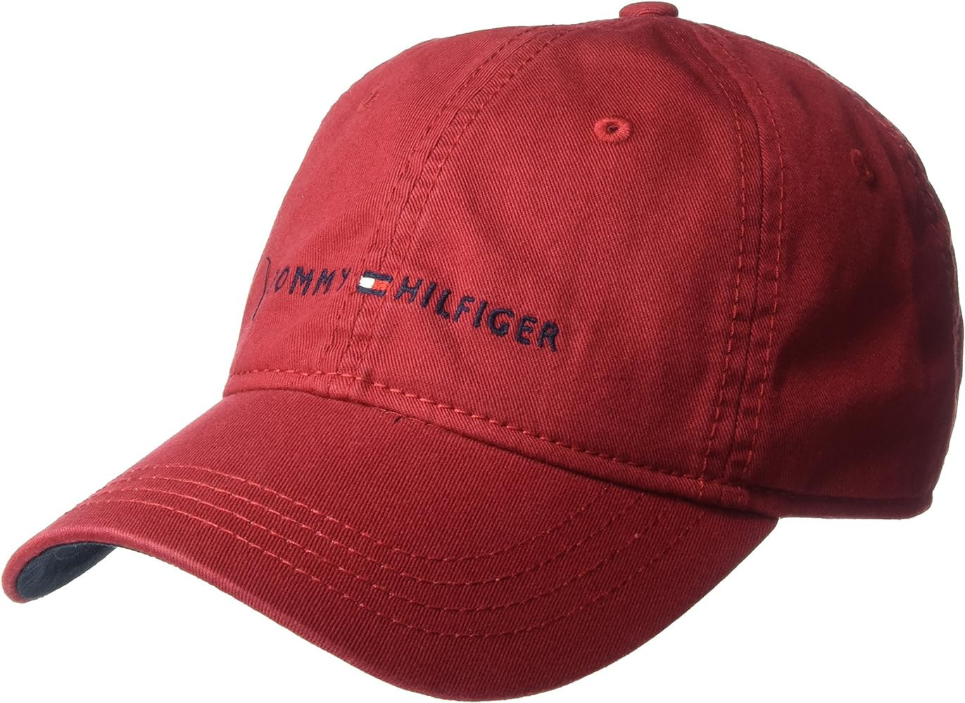 Tommy Hilfiger Men's Cotton Logo Adjustable Baseball Cap | Amazon (US)
