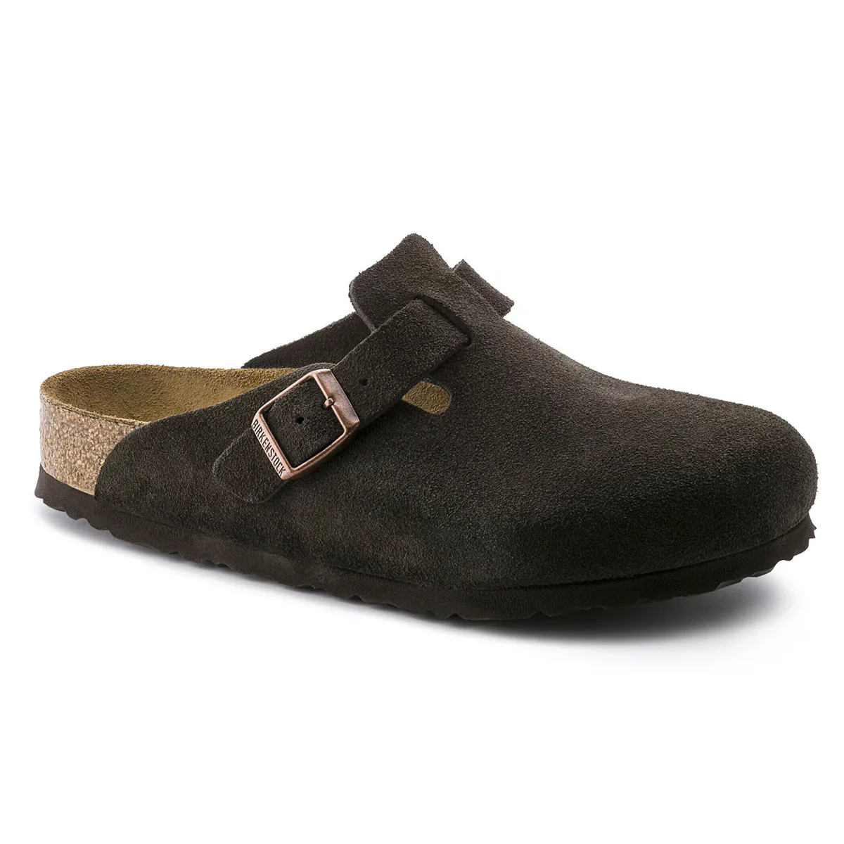 Birkenstock Boston Soft Footbed Suede Leather Clogs | Zulily