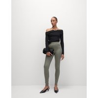 M&S Pull on High Waisted Jegging Soft Khaki | Marks & Spencer (UK)