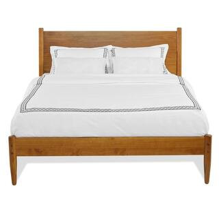 Camaflexi Mid-Century Castanho King Platform Bed MD1409 - The Home Depot | The Home Depot