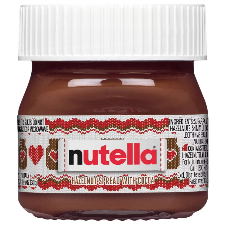 Nutella Holiday Mini Chocolate Hazelnut Spread - 1oz | Target