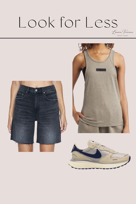 Casual and trendy summer outfit idea! Featuring long denim shorts for her!

#LTKFindsUnder100 #LTKMidsize #LTKStyleTip