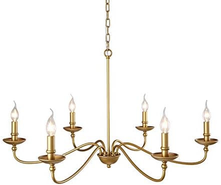 SEOL-Light 36"Dia Classic Candelabra Style Large Branch Iron Chandeliers Ceiling Hanging Pendant Lig | Amazon (US)