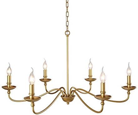 SEOL-Light 36"Dia Classic Candelabra Style Large Branch Iron Chandeliers Ceiling Hanging Pendant Lig | Amazon (US)