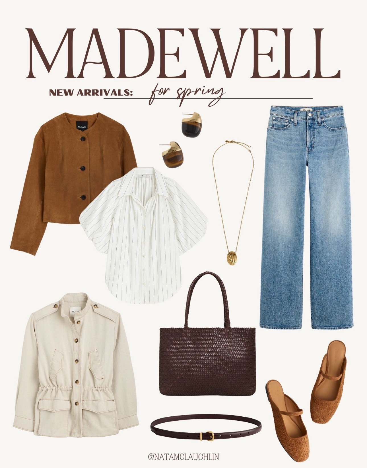 Madewell new arrivals for spring. I love this faux suede jacket and woven mules for spring 

#LTKStyleTip #LTKOver40 #LTKSeasonal