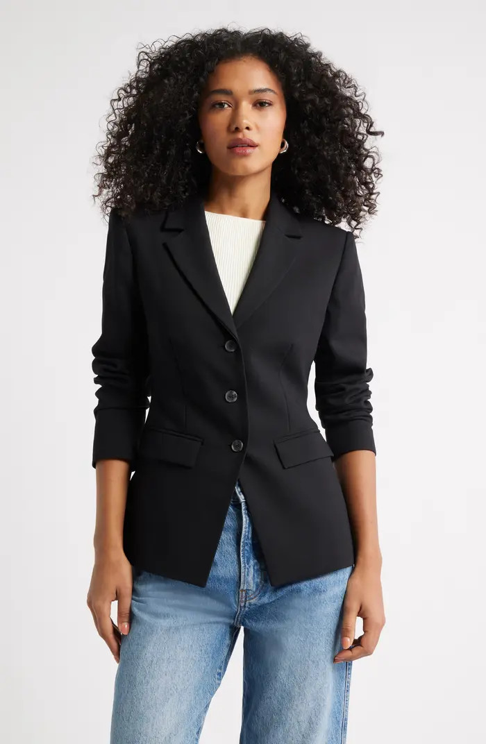 The Icon Fitted Single Breasted Blazer | Nordstrom