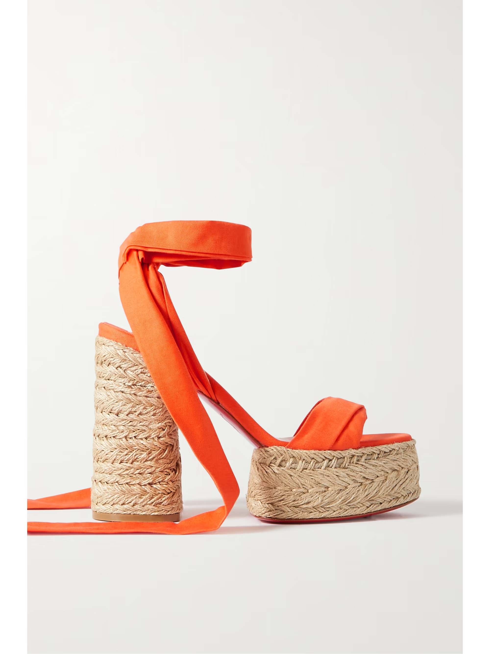 Mariza du Desert 130 gabardine espadrille platform sandals | NET-A-PORTER (US)