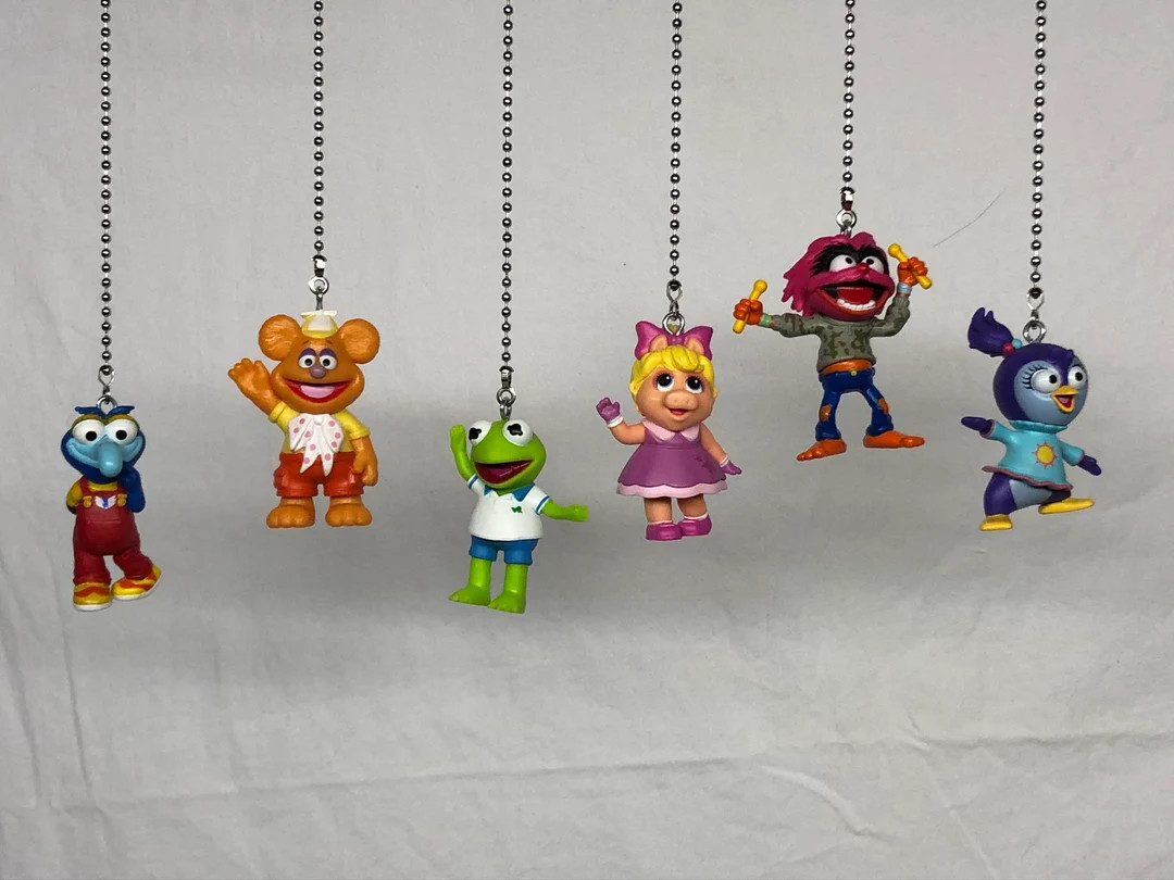 The Muppet Babies Ceiling Fan/light Pull Chain Kermit the Frog, Miss Piggy, Fozzie Bear, Animal, ... | Etsy (US)