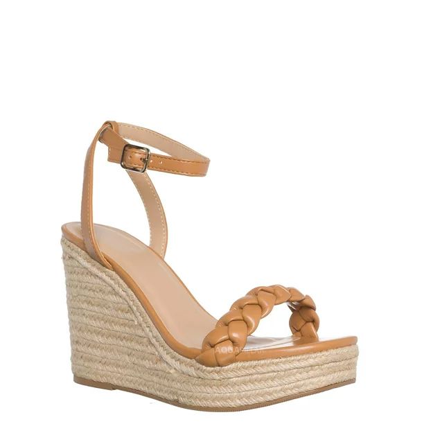 Espadrille Platform Wedge Braided Sandal, Women Strap Sandal - Walmart.com | Walmart (US)