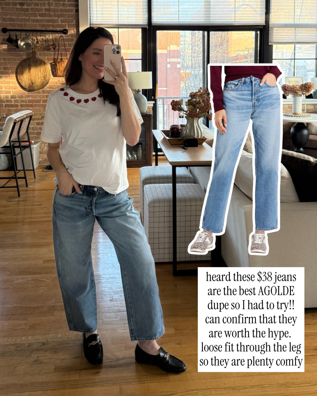 Agolde dupe denim from Target! They are worth the hype! 

 #LTKBaby #LTKBump