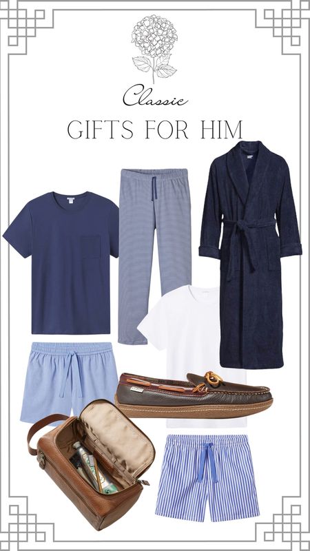 Classic gifts for him 

Father’s Day anniversary birthday loungewear men’s style pajamas lake pajamas lands end ll bean 

#LTKmens #LTKGiftGuide #LTKstyletip