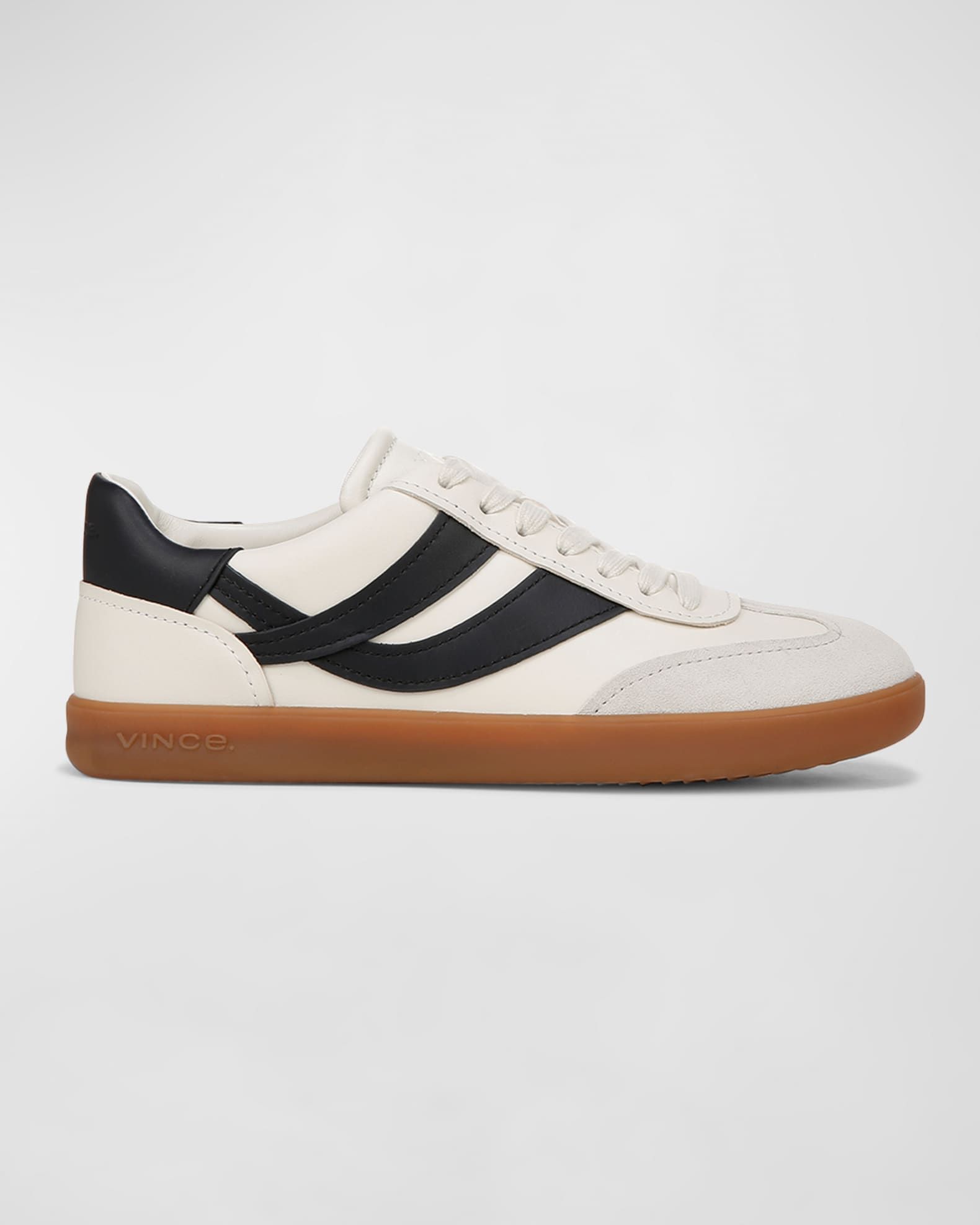 Oasis Mixed Leather Retro Sneakers | Neiman Marcus