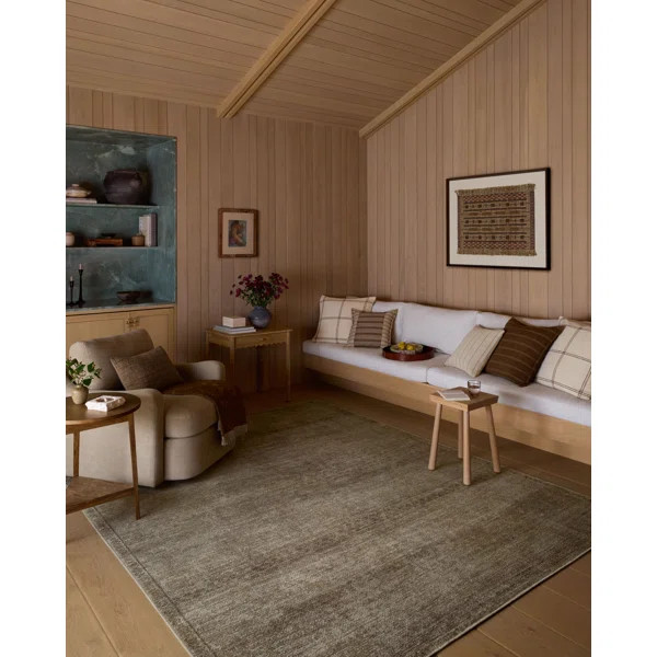 Amber Lewis x Loloi Cambria Ash / Bark Area Rug | Wayfair North America
