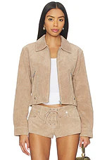 BLANKNYC Cropped Jacket in Latte Frappe from Revolve.com | Revolve Clothing (Global)