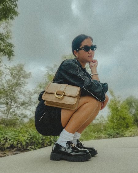 Airport fit with @fabletics shorts and jacket. Also this slick back hair bun with statement earrings are my go to style this #NYFW 🙌 #fabletics #fableticspartner #fableticsambassador 

Earrings are from: @amazoninfluencerprogram #amazoninfluencer #amazoninfluencerprogram 🫶

Bag: @charleskeithofficial / code COMAMB15-ICUCSFFZNP / #imwithcharleskeith 

Shoes: @stevemadden 



#LTKfitness #LTKSeasonal #LTKitbag