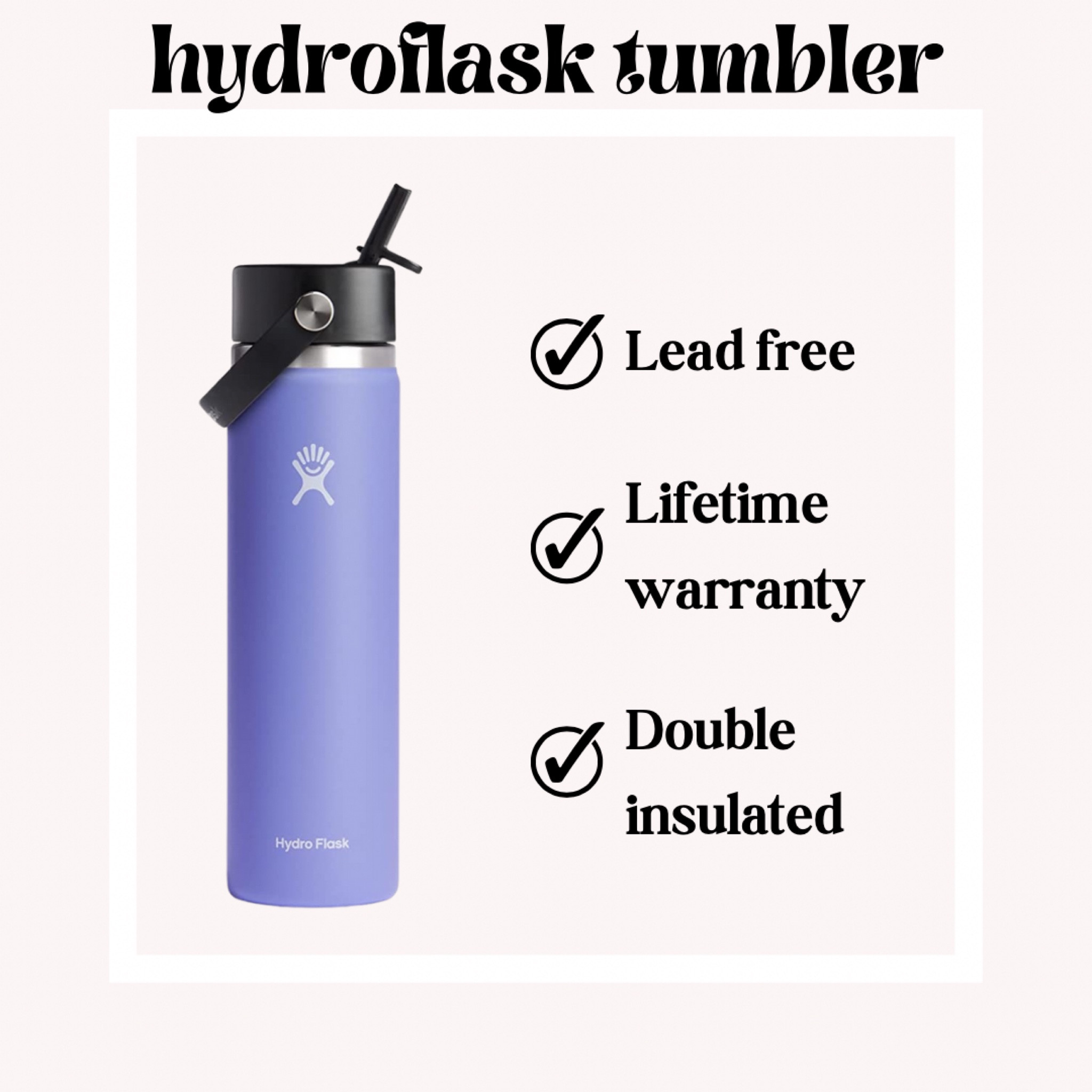 Hydro Flask Kids Wide Mouth Straw … curated on LTK