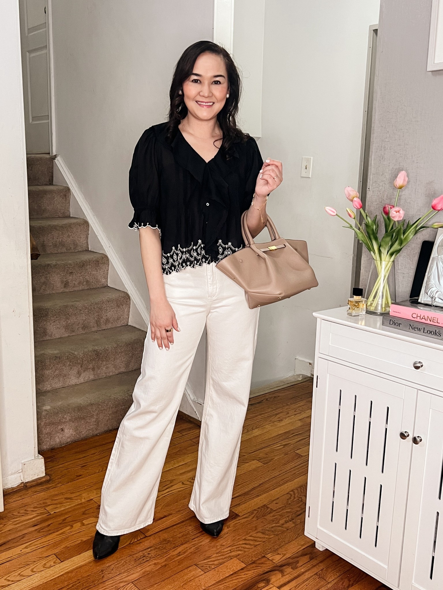 My light and sairy @madewell top comes in other colors and is included  in the 25% madewell insiders deal. Perfect for Spring and Summer! 

#LTKootd #LTKSaleAlert #LTKSpringSale