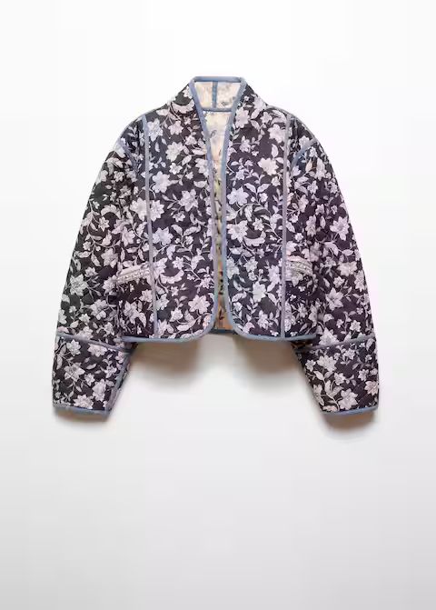 Quilted reversible jacket | MANGO (US)