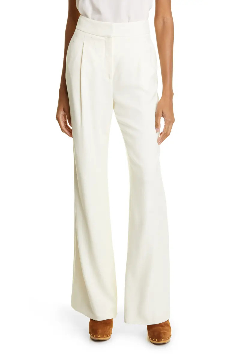 Robinne Wide Leg Stretch Cotton Pants | Nordstrom