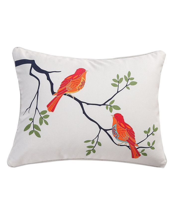 Home Cleo Birds Decorative Pillow, 14" x 31" | Macys (US)
