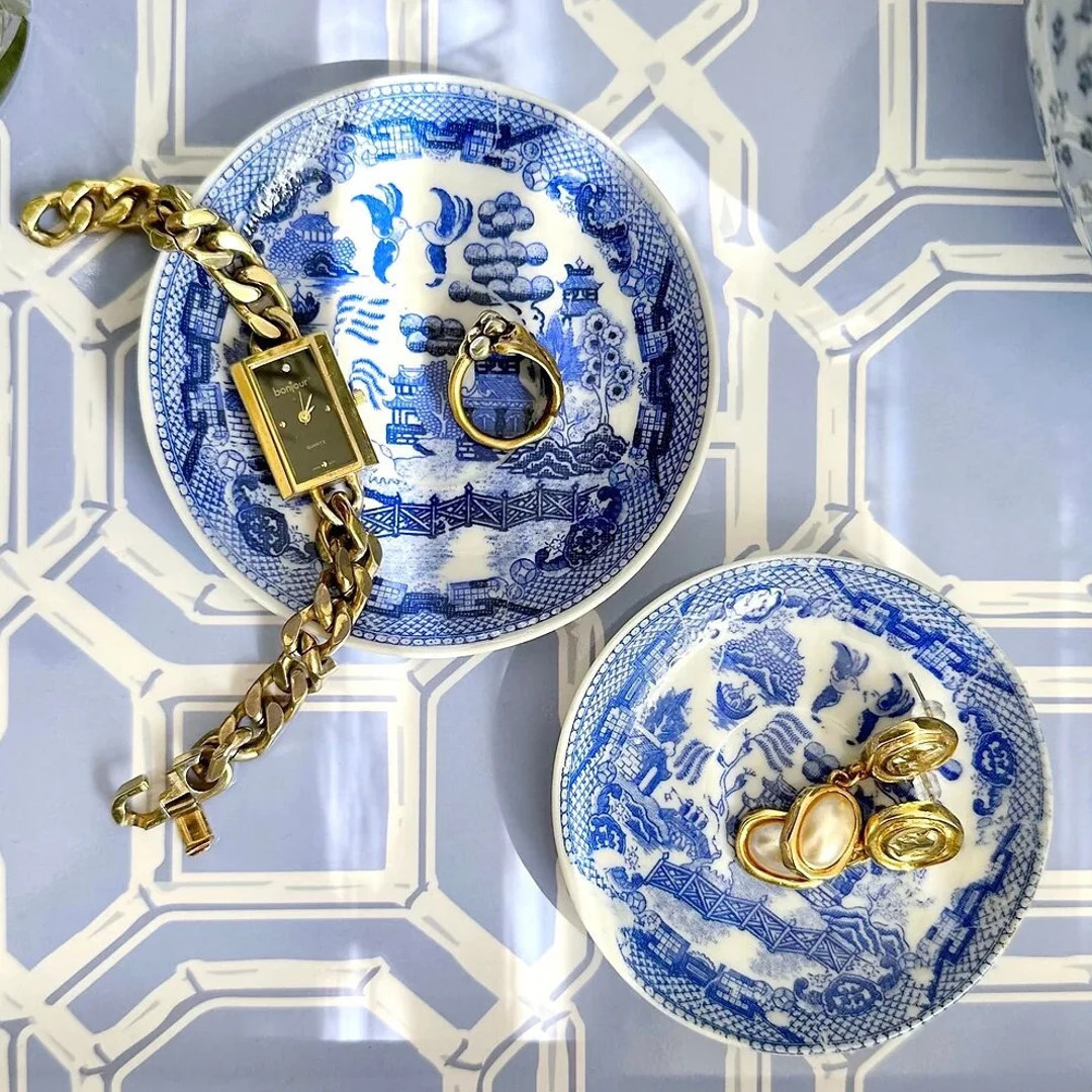 Blue Willow Ring Dish Blue Willow Jewelry Dish Blue Willow Miniature Dish - Etsy | Etsy (US)