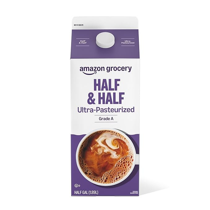 Amazon Grocery, Half & Half, Ultra Pasteurized, 64 Fl Oz (Previously Amazon Fresh, Packaging May ... | Amazon (US)