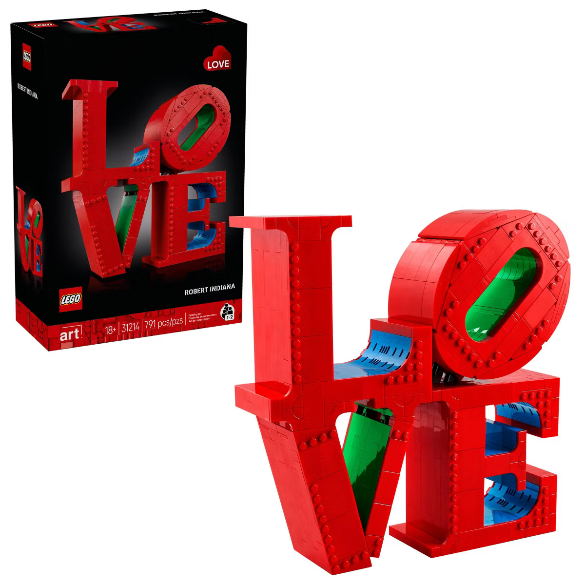 LEGO Art LOVE Collectible Building Set, Home Decor Gift Idea 31214 | Target