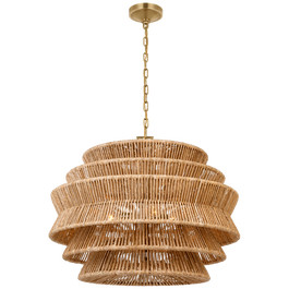 Antigua Medium Drum Chandelier | Visual Comfort