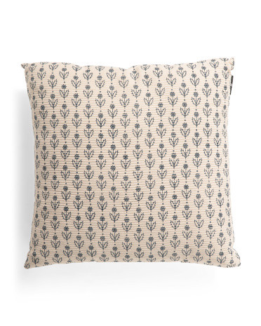 22x22 Block Print Pillow | TJ Maxx