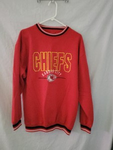 Vintage NFL Kansas City Chiefs Logo 7 Red Sweatshirt  | eBay | eBay US