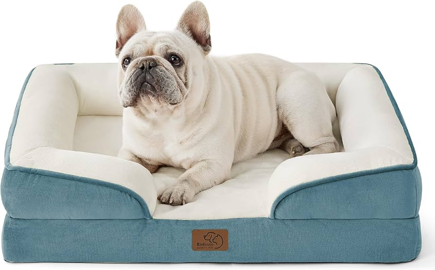 Bedsure Orthopedic Dog Bed for Medium Dogs - Waterproof Dog Sofa Beds Medium, Supportive Foam Pet... | Amazon (US)