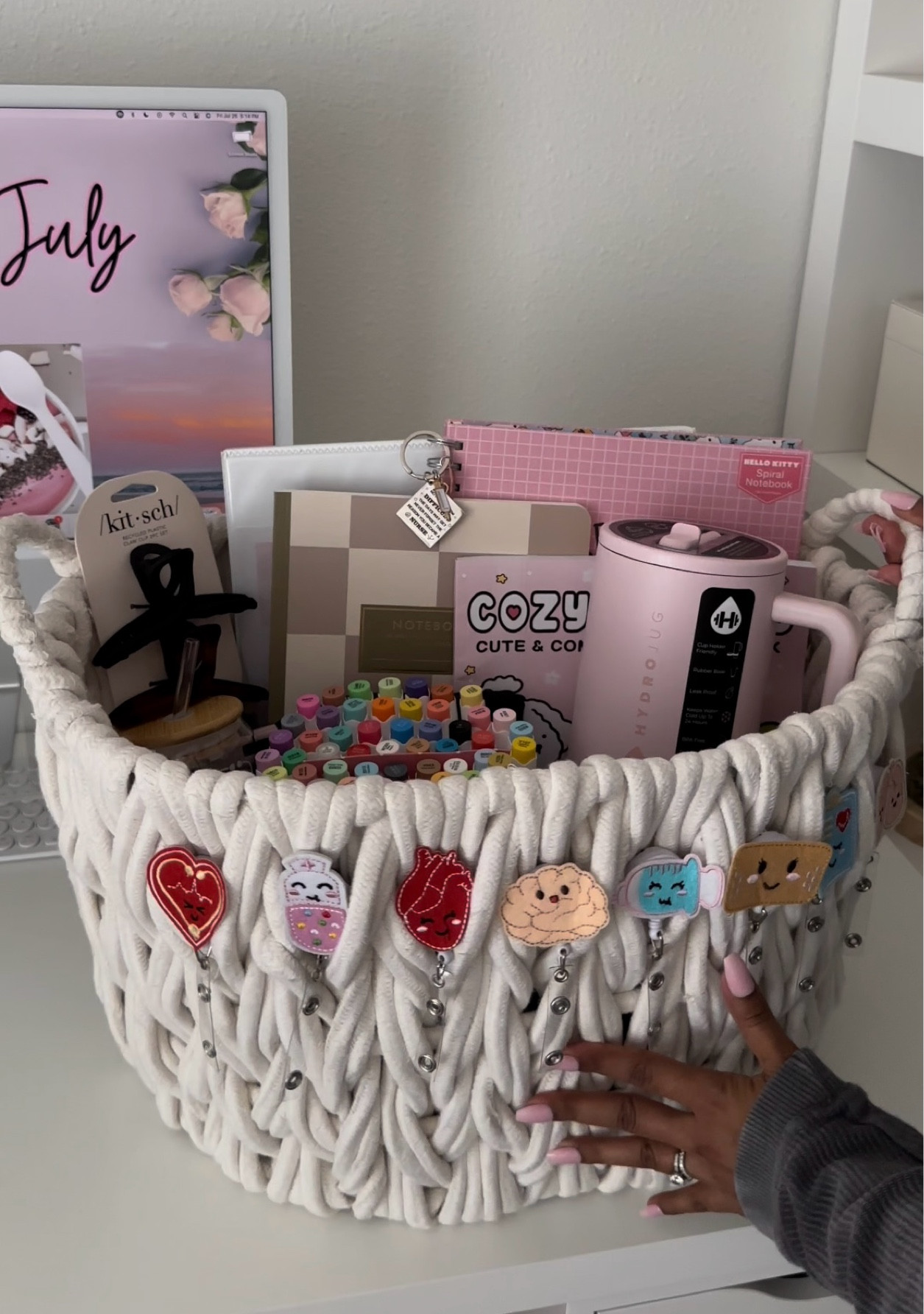 Nursing student gift basket 🩺🤍🥼