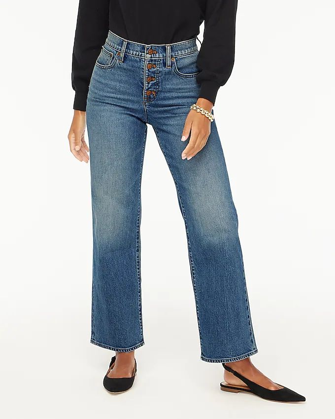 Tall wide-leg full-length jean in all-day stretch | J.Crew Factory