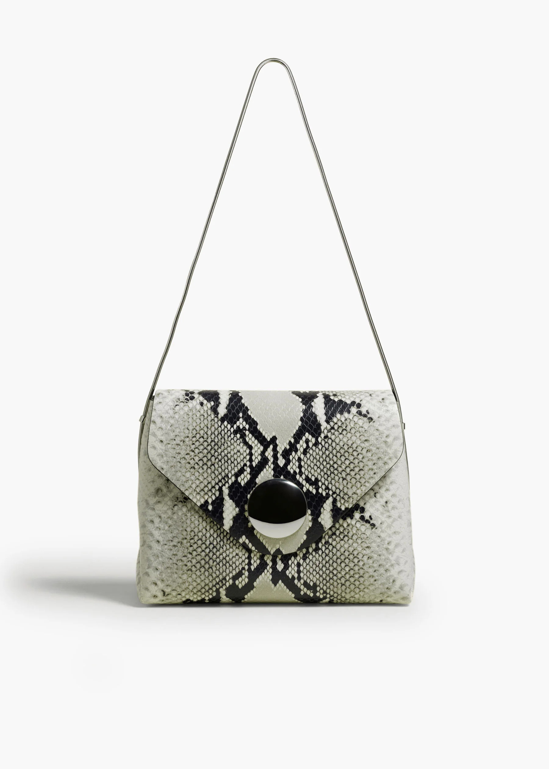Bobbi Bag in Natural Python-Embossed Leather | Khaite