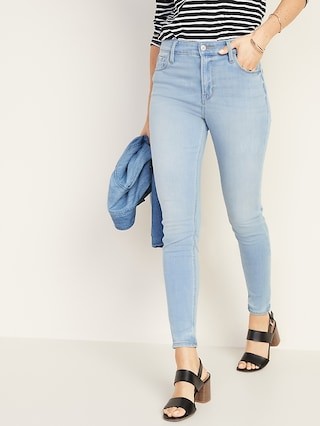High-Waisted 24/7 Sculpt Rockstar Super Skinny Jeans For Women | Old Navy (US)