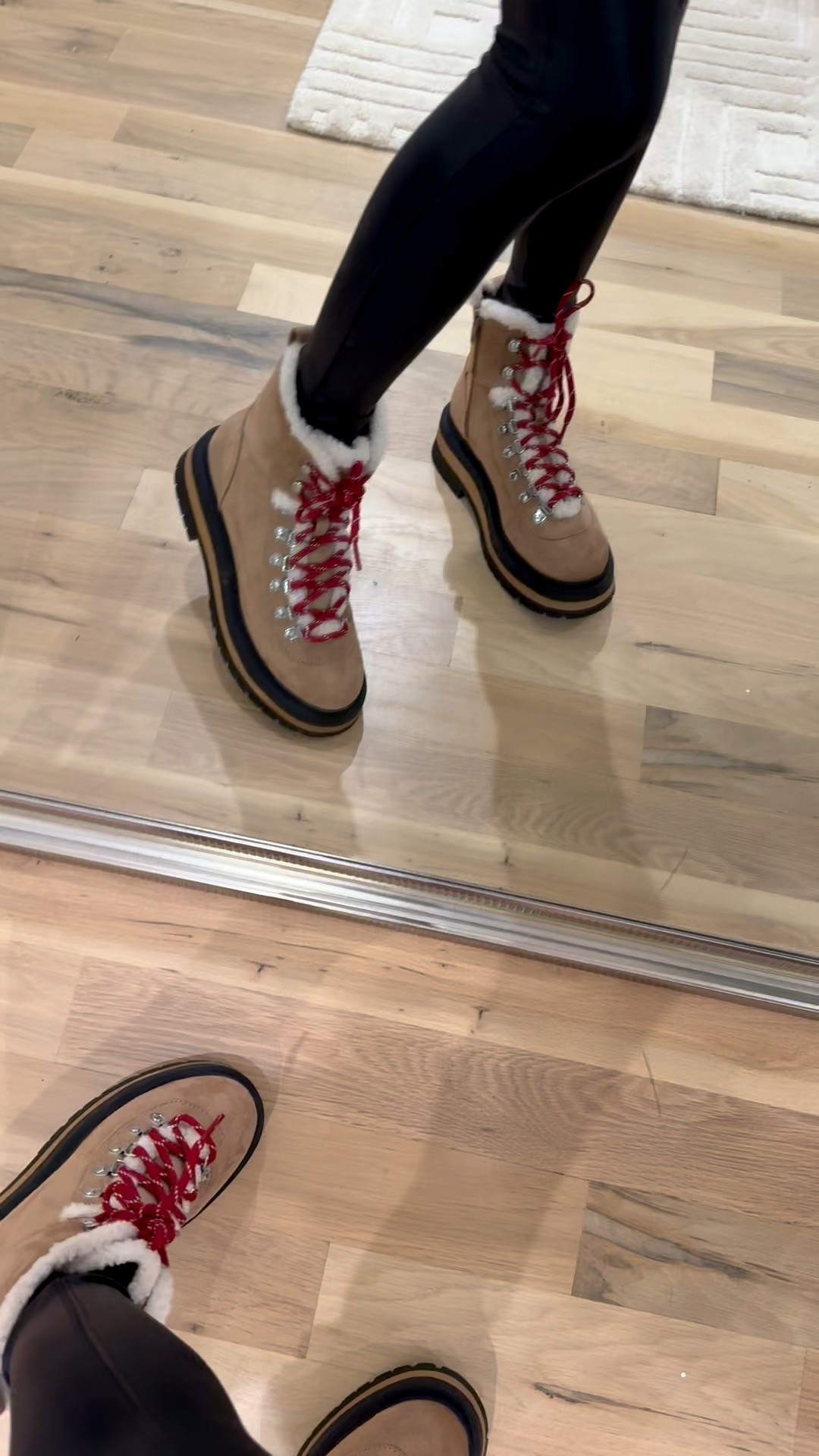 Lace up boots that look just like jcrew but only $48 
Winter boots I did my usual
Size 

#LTKFindsUnder100 #LTKFindsUnder50