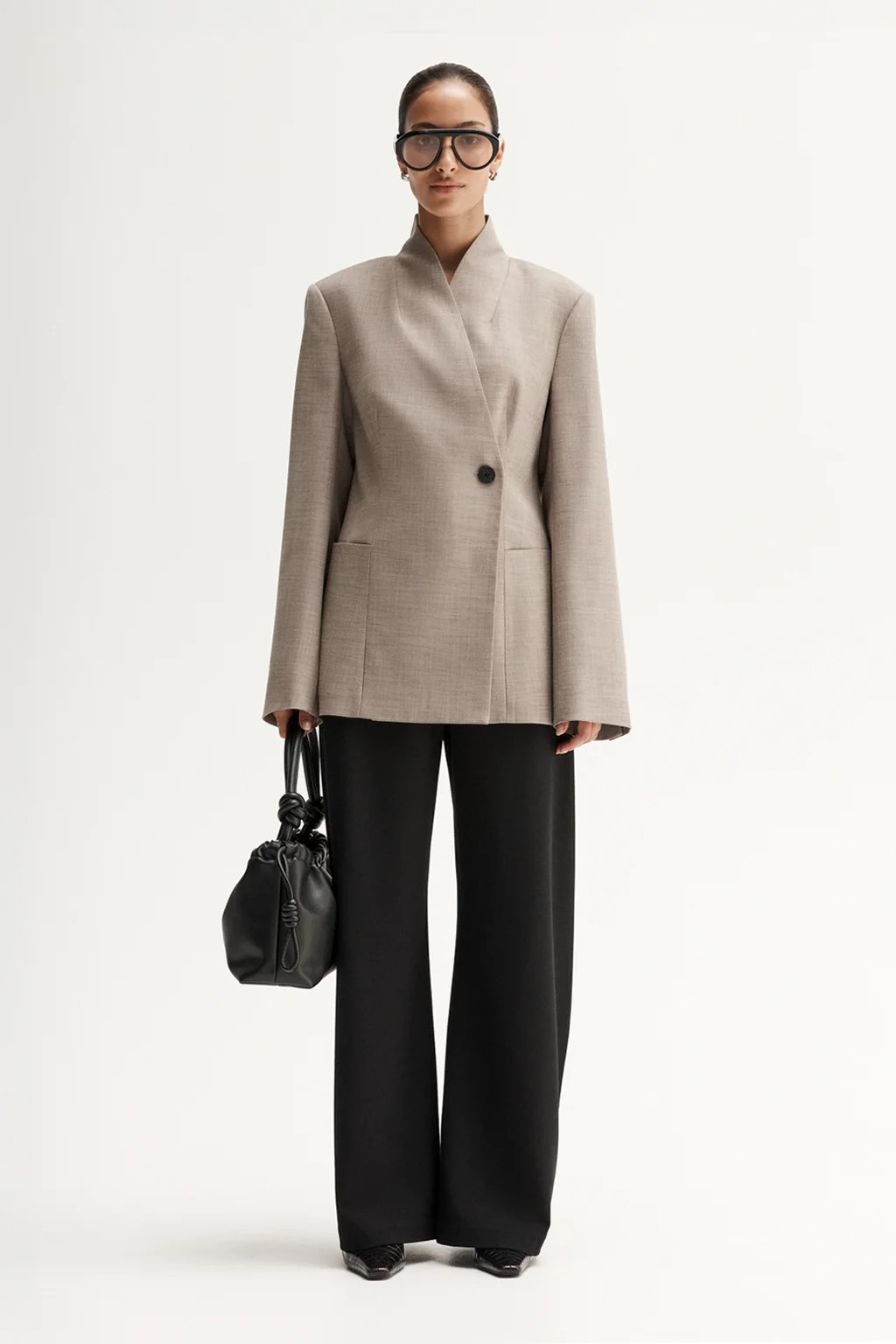 Kaia Blazer Sand | Elka Collective