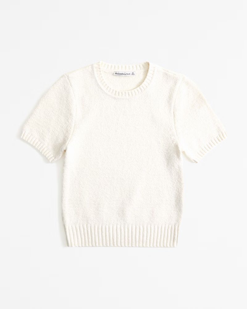 Women's Crew Sweater Tee | Women's Tops | Abercrombie.com | Abercrombie & Fitch (US)