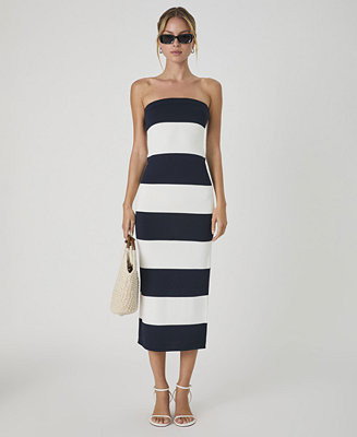 Women's Bodycon Knit Midi Tube Dress | Macy's