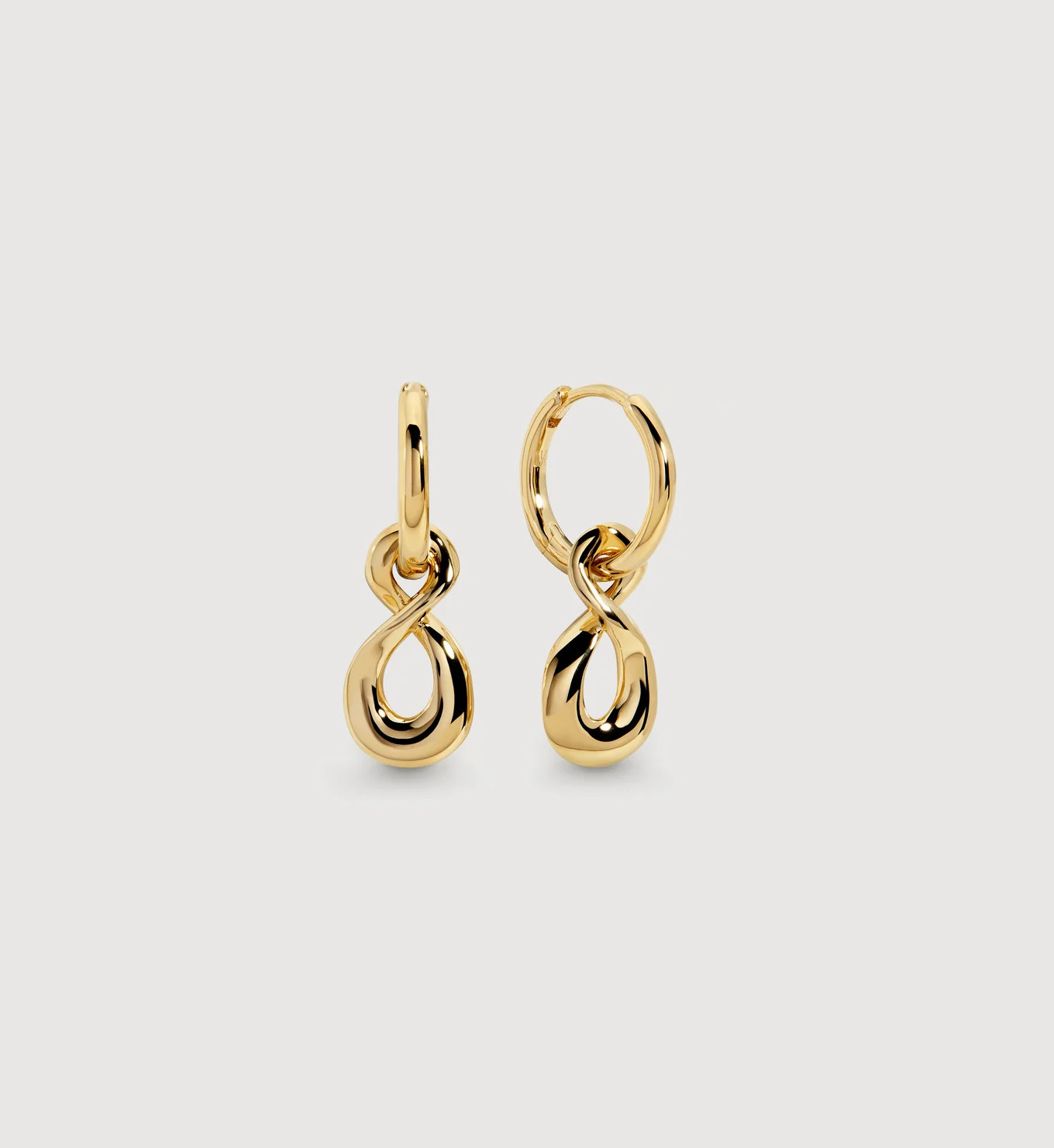Infinity Huggie Earrings | Monica Vinader (Global)