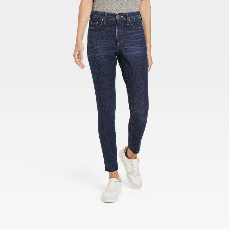 Women's High-Rise Skinny Jeans - Universal Thread™ Dark Wash 6 | Target