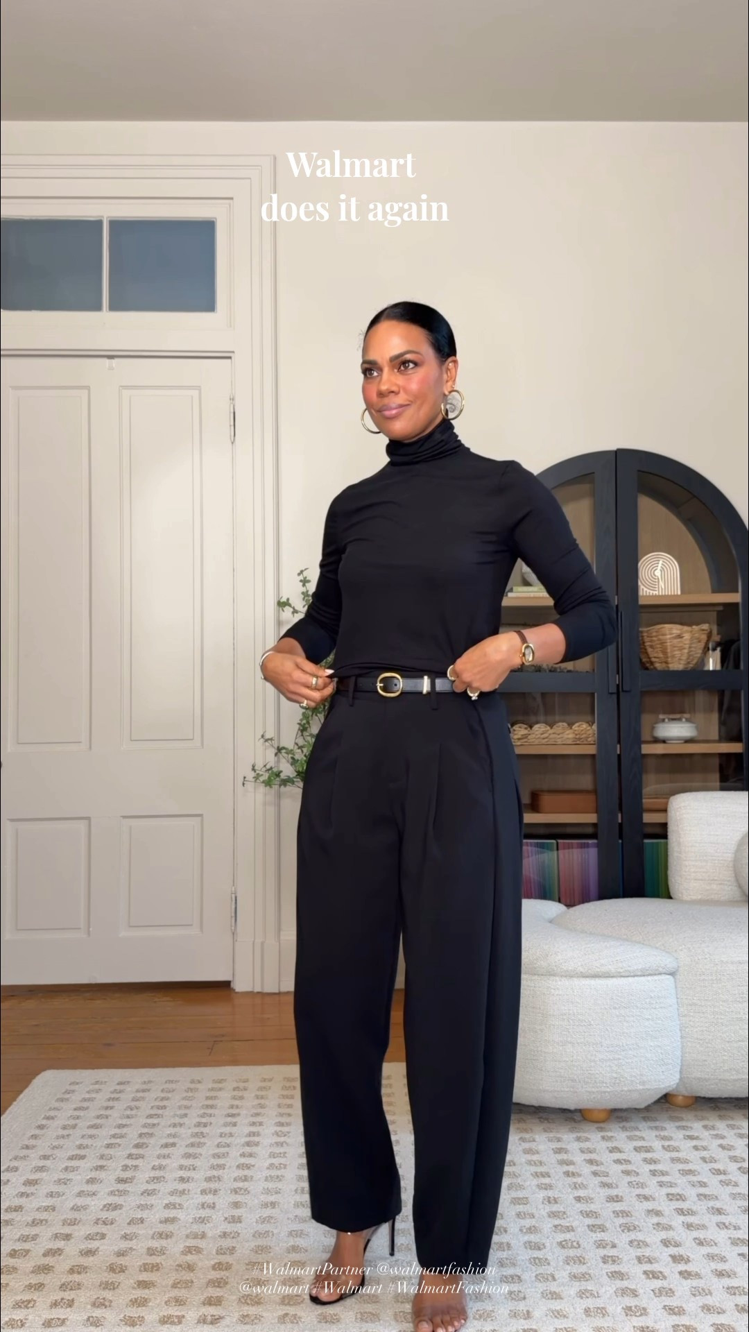 Size down in the black pants, everything else is true to size! #WalmartPartner #Walmart #WalmartFashion @walmartfashion @walmart 