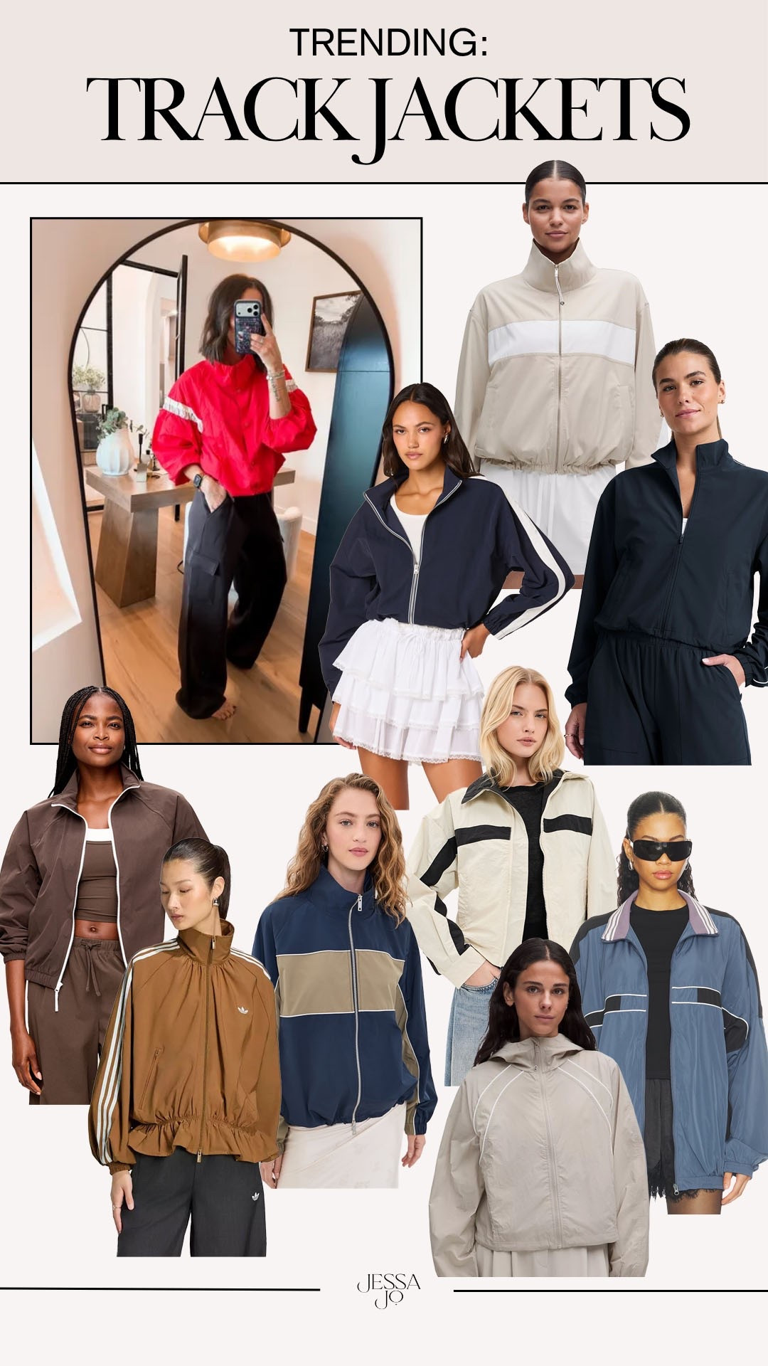 Trending track jackets for fall. Chic fall jacket. Sporty fall jacket. Comfy fall jacket.

#LTKootd #LTKSeasonal #LTKgrwm