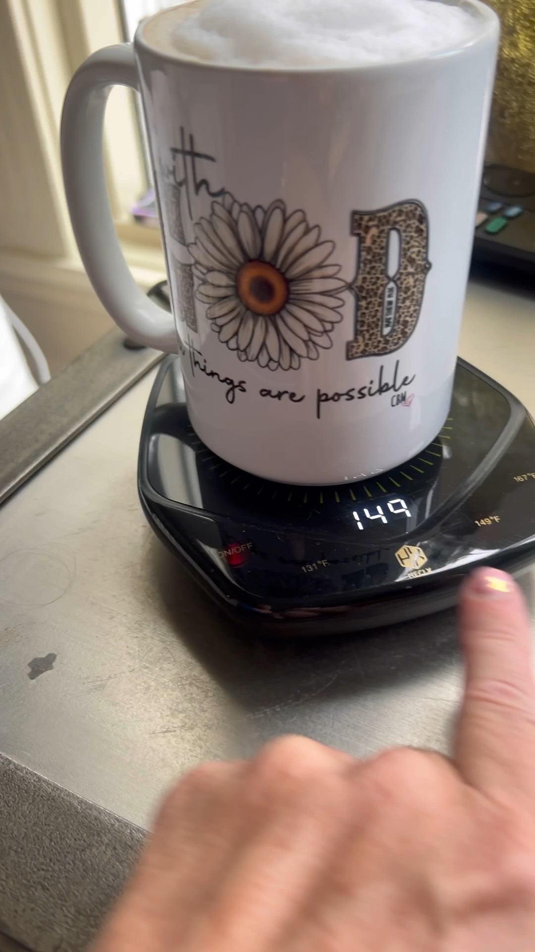 Calling all coffee lovers!!

Love this mug warmer that keeps your coffee hot 🔥While you sip! Say goodbye to microwaving it over and over! 


Perfect Crazy Busy Mama gadget! Find coffee mug at https://www.crazybusymama.com/coffee-mugs/

#LTKFindsUnder50 #LTKHome #LTKVideo