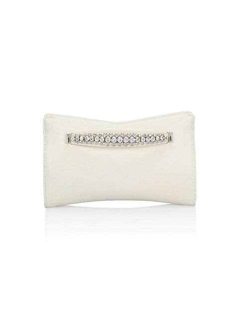 Venus Embellished Leather Clutch-On-Chain | Saks Fifth Avenue (UK)