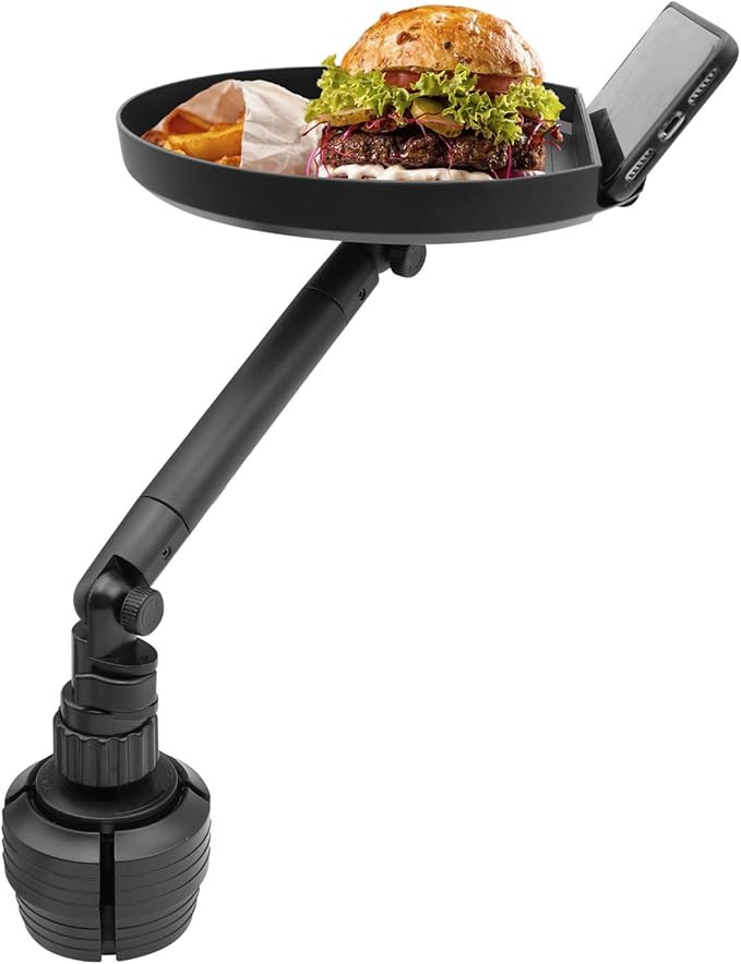 Macally Cup Holder Tray for Car - Adjustable Car Tray Table - Perfect Car Tray for Eating with 9"... | Amazon (US)