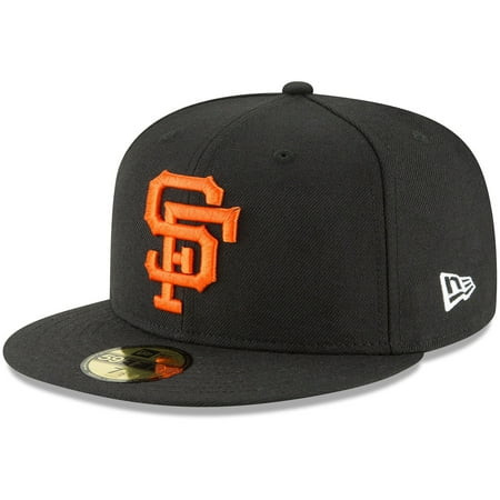 Men s New Era Black San Francisco Giants Cooperstown Collection Logo 59FIFTY Fitted Hat | Walmart (US)