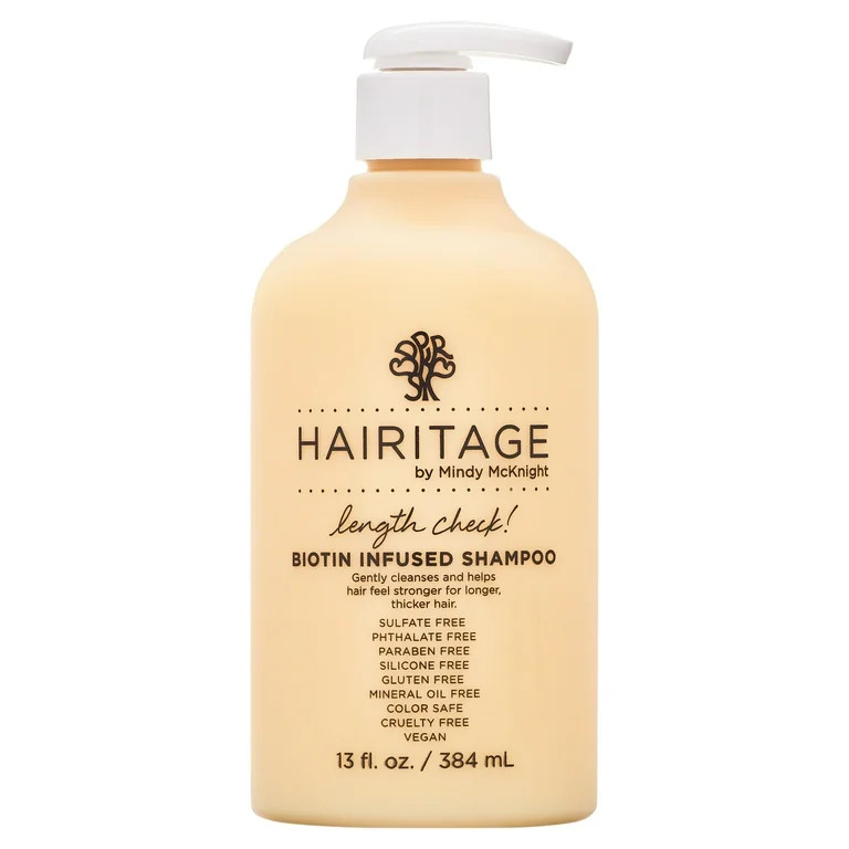 Hairitage Length Check! Biotin Shampoo with Jamaican Black Castor Oil | Volume & Thickening, 13 o... | Walmart (US)