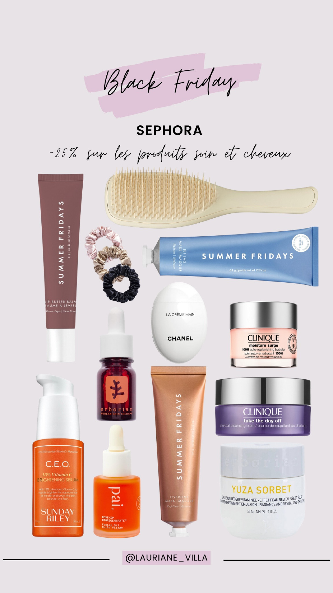 BLACK FRIDAY 2023 
SEPHORA 
-25% sur les soins visage et cheveux 

#LTKCyberWeek #LTKsalealert #LTKCyberSaleFR