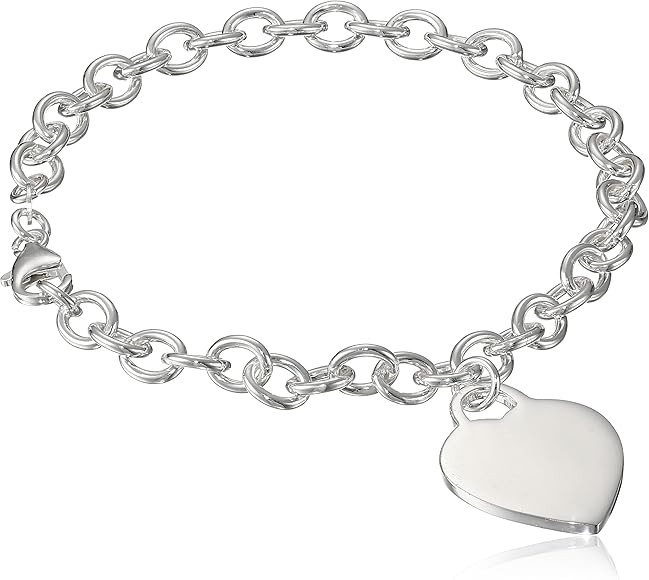 Amazon Collection Heart-Tag Bracelet | Amazon (US)